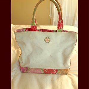 Lily Pulitzer canvas purse